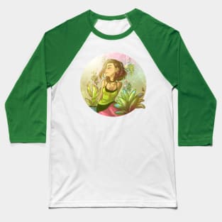 Zen Garden Girl Baseball T-Shirt